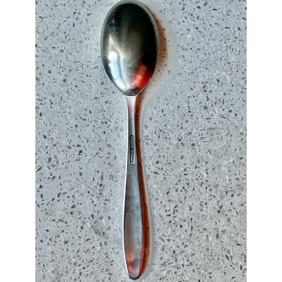 Gorham Stegor stainless steel Wheat Pattern Spoon MCM 1953 - Picture 5 of 5